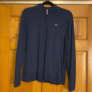 navy quarter zip pullover